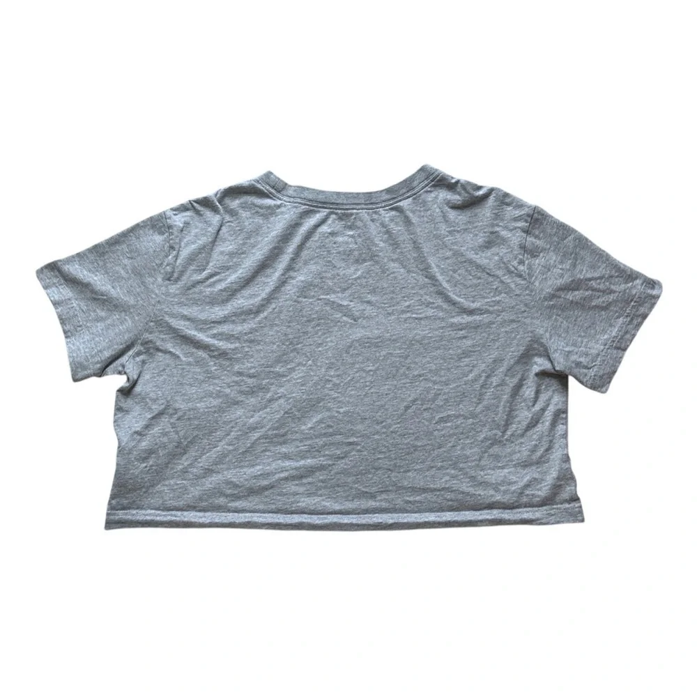 Nike Essentials The Nike Tee Boxy Cropped Loose Fit Short Sleeve Grey Small